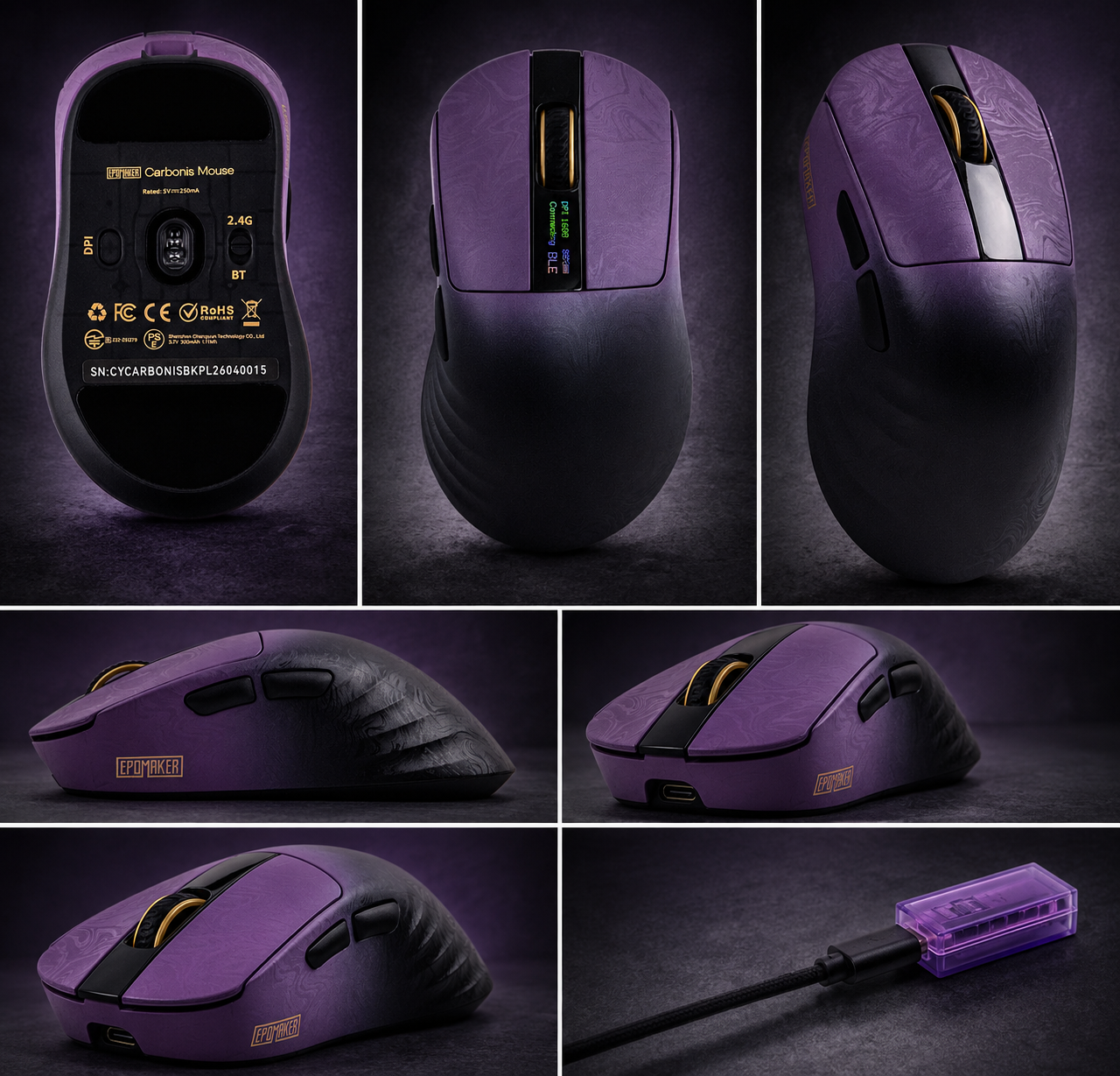 EPOMAKER Carbonis Mouse Recensione: ultraleggero ergonomico e veloce